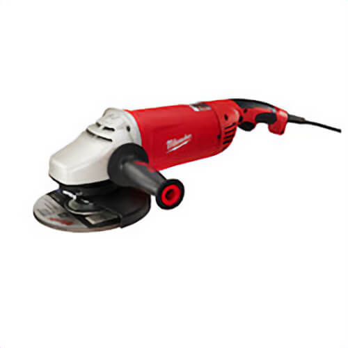 Milwaukee® 6088-30 Double Insulated Large Angle Grinder, 7 in, 9 in dia Wheel, 5/8-11 Arbor/Shank, 120 VAC/VDC, Black/Red