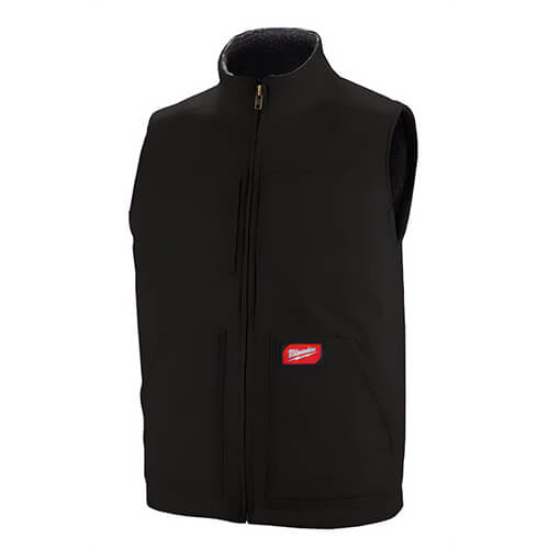 Milwaukee® 801B-L Gridiron™ Sherpa-Lined Vest with 5 Pockets, Black S, Sherpa-Lining, Zipper Closure, Black, L