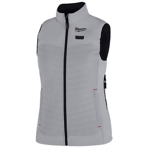 Milwaukee® F300G-21XL M12™ Women's Heated Axis™ Vest with M12™ Battery, Battery Charger and Battery Holder, Gray, XL