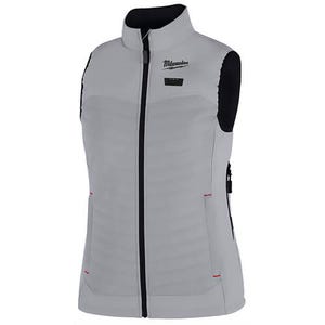 Milwaukee® F300G-21XL M12™ Women's Heated Axis™ Vest with M12™ Battery, Battery Charger and Battery Holder, Gray, XL