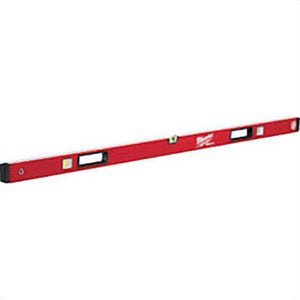 Milwaukee® MLBX59 Redstick™ Box Level, 59 in L, 3 Vials, Aluminum, (1) Level/(2) Plumb Vial Position, 0.0005 in/in Accuracy