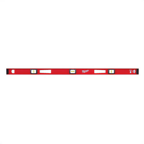 Milwaukee® MLIBM48 Heavy Duty Magnetic I-Beam Level, 48 in L, 3 Vials, Aluminum, 0.0005 in Accuracy