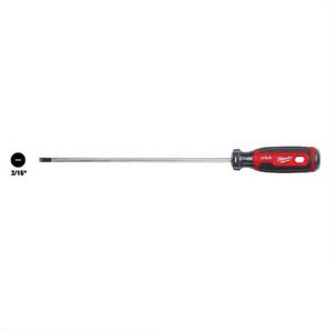 Milwaukee® MT213 Screwdriver, Slotted Point, 11 in OAL, Acetate Handle, Chrome