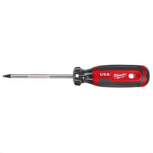 Milwaukee® MT218 Standard Screwdriver, #2 Point Square Point, 8.3 in OAL, Acetate Handle, Chrome