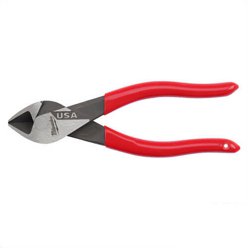 Milwaukee® MT506 Plier, 6 in Nominal, Steel Jaw, 6.09 in OAL, Flush Cut