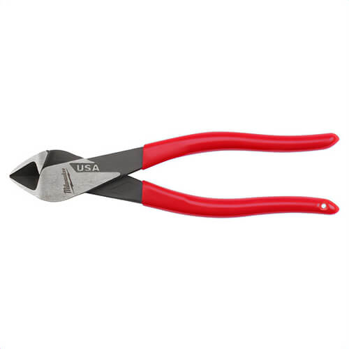 Milwaukee® MT508 Plier, 8 in Nominal, Steel Jaw, 7.88 in OAL, Diagonal Cut