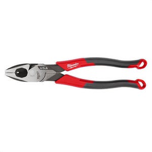 Milwaukee® MT550 Lineman's Plier, 9 in Nominal, Steel Jaw, 9.61 in OAL