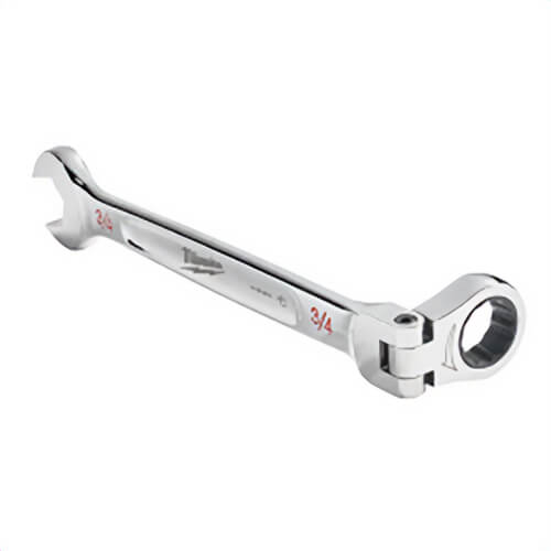 Milwaukee® 45-96-9822 Flex Head Ratcheting Non-Lockable Combination Wrench, 1 in Wrench, 12 Points, 0° Offset