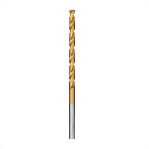 Milwaukee® 48-89-2229 Thunderbolt® Secure-Grip™ Jobber Length Drill Bit, 1/2 in, 0.5 in Drill, 135° Point, Steel, Titanium Coated