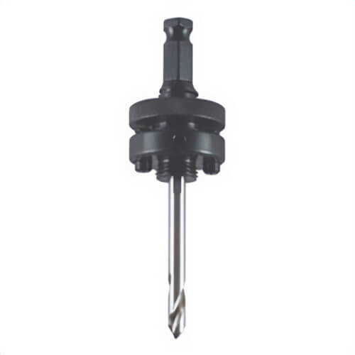 M.K. Morse® 139038 Heavy Duty Hole Saw Arbor with MAPD301 Pilot Drill, 7/16 in Hex Shank, 1/4 x 3-3/32 in Pilot Drill, Carbon Steel