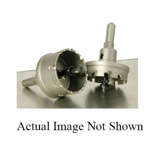 M.K. Morse® 166126 CTS Shallow Hole Cutter, 1-1/8 in dia, 3/16 in Thick Cut, 1/4 in dia x 1-7/8 in L Carbide Tip Bit