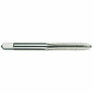 Morse® 33842 2068 General Purpose Straight Flute Hand Tap, Right Hand Cutting, #10-32 Thread, H1 Thread Limit, Bottoming Chamfer, 4 Flutes, Bright, HSS