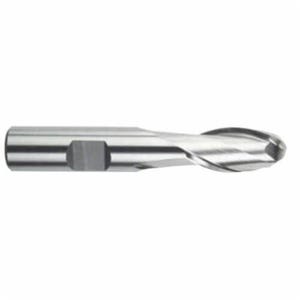Morse® 43125 1887 Ball Nose Center Cutting End Mill, 1-1/8 in dia Cutter, 2-1/4 in Length of Cut, 2 Flutes, 1 in dia Shank