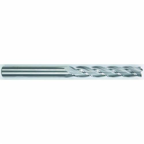 Morse® 58516 5951 Center Cutting Extra Long Length Single End End Mill, 1/4 in dia Cutter, 1-1/2 in Length of Cut, 4 Flutes