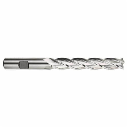 Morse® 44213 4552 Center Cutting Extra Long Length Single End End Mill, 7/16 in dia Cutter, 2-3/4 in Length of Cut, 4 Flutes