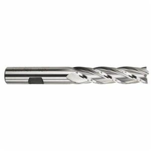 Morse® 44183 4551 Center Cutting Long Length Single End End Mill, 7/16 in dia Cutter, 1-3/4 in Length of Cut, 4 Flutes, Bright