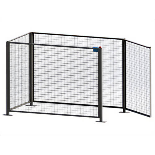 Morse® GEK-XLC-1-305-1 Guard Enclosure Kit with Safety Interlock, 101 in L, 31 in W, 66 in H, 350 lb Weight