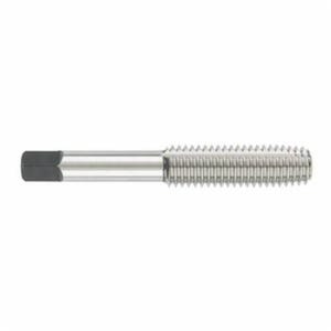Morse® 32421 2046 General Purpose Straight Flute Hand Tap, Right Hand Cutting, 5/16-18 Thread, H3 Thread Limit, Plug Chamfer, 4 Flutes, Bright, HSS
