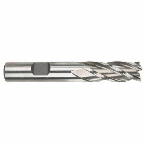 Morse® 43567 1897 Non-Center Cutting End Mill, 21/64 in dia Cutter, 3/4 in Length of Cut, 4 Flutes, 3/8 in dia Shank, 2-1/2 in OAL