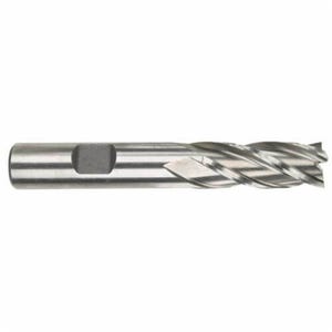 Morse® 43550 1897 Non-Center Cutting End Mill, 23/32 in dia Cutter, 1-5/8 in Length of Cut, 4 Flutes, 1/2 in dia Shank, 3-5/8 in OAL