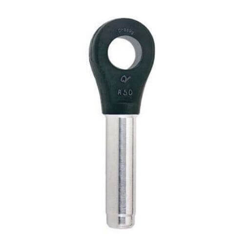 National 1039469 S-502 Closed Swage Socket, 3/4 in Cable, 1.49 in ID Eye, 1.42 in After Swage, Carbon Steel