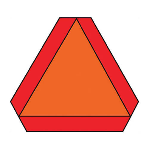 National Marker SMV4 Slow Moving Vehicle Emblem