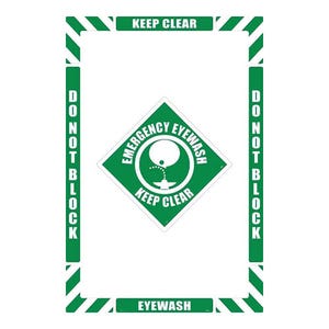National Marker WFK01 Walk-On Floor Marking Kit