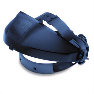 North® By Honeywell 11380048 Headgear for Faceshield with Sweatband, Black, Thermoplastic, Ratchet/ProLok Adjustment