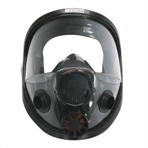 North® By Honeywell 760008A 7600 Full Facepiece Respirator with 5-Point Head Strap, M/L, Black
