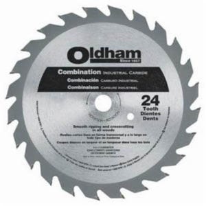 Stanley® Oldham® B7254524 Circular Saw Blade, 7-1/4 in dia, 24 Teeth