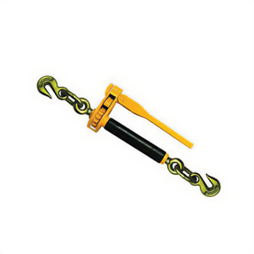 Peerless® Chain H5125-0958 Load Binder, 18100 lb, 1/2 to 5/8 in, 6 in Take Up, Ratcheting, 70/80, Yellow