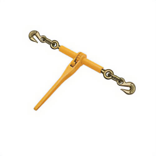 Peerless® Chain H5121-4158 Load Binder, Ratchet Binder Plus, 7100 lb Load, 5/16 to 3/8 in Chain/Rope, 70/80 Chain Grade, Yellow