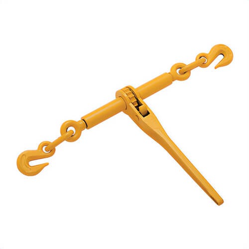 Peerless® Chain H5123-4052 Load Binder, 3,900 lb Load, 1/4 in and 5/16 in Chain/Rope, 5 in Take Up, Ratchet Handle, 43/70