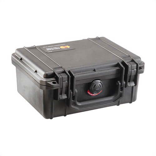 Pelican™ 1150-000-110 Protector Case™ Small Protective Case with Lid Liner and Foam, 8.49 in L x 5.99 in W x 3-3/4 in H, 0.1 cu-ft