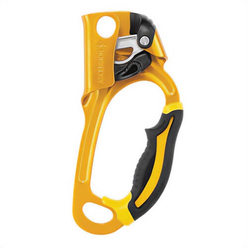 Petzl® B17ARA Ascension® Lightweight Hand Ascender, NFPA, Black/Yellow, Right-Handed