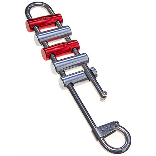 Petzl® D11 Rack Descender and Brake Bars, Stainless Steel, Aluminum