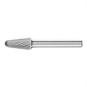 Pferd 25152 Universal Line Premium Grade Carbide Burr, Radius End, Taper Radius (Shape SL) Head, 3/8 in dia Head, 1-1/16 in L Cut