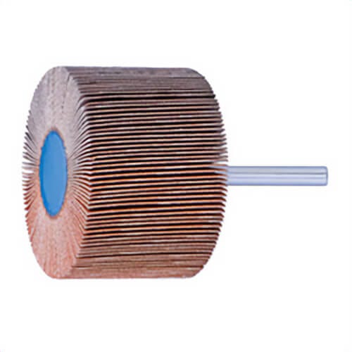 Pferd CO-COOL 45280 Mount Coated Flap Wheel, 1 in dia Wheel, 1 in W Face, 1/4 in dia Shank, 60 Grit, Coarse Grade, Ceramic Oxide Abrasive