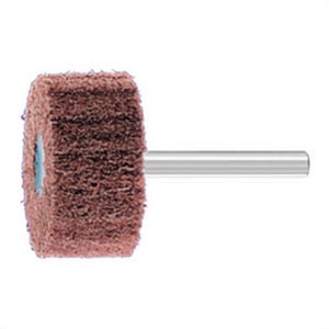 Pferd 46203 Polinox® Mounted Non-Woven Flap Wheel, 1-1/2 in dia Wheel, 3/4 in W Face, 1/4 in dia Shank, 280 grit, Very Fine Grade