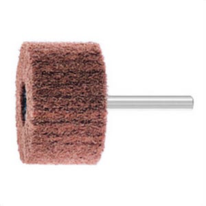 Pferd 46206 Polinox® Mounted Non-Woven Flap Wheel, 2 in dia Wheel, 1-1/4 in W Face, 1/4 in dia Shank, 280 grit, Very Fine Grade