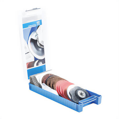 Pferd Combiclick® 48192 Abrasive Set, 11 pc, 4-1/2 in dia, 5/8-11 Thread