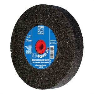 Pferd Universal Line PS-Forte 61745 Universal Line PS-Forte Flat Bench and Pedestal Grinding Wheel, 6 in dia x 1 in Thick, 1 in Center Hole