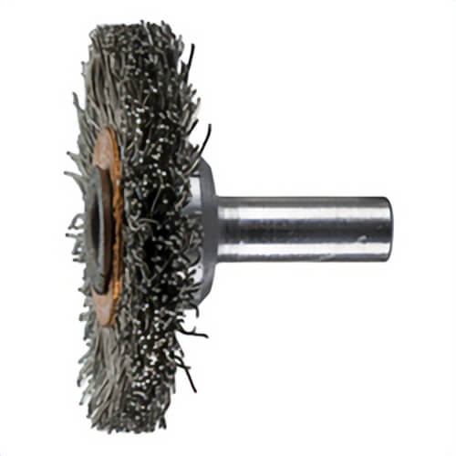 Pferd 82906 Wheel Brush, 1-1/2 in dia Brush, 1/4 in W Face