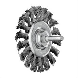 Pferd 82916 Wheel Brush, 3 in dia Brush, 7/16 in W Face