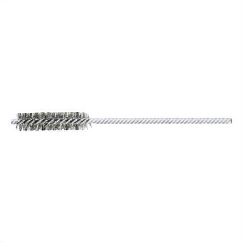 Pferd SpyraKleen™ 83441 IBU Power Tube Brush, 1/2 in dia x 2 in L, 6 in OAL, 0.006 in dia Filament/Wire, Stainless Steel Fill
