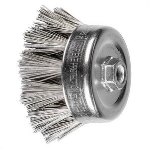 Pferd 84353 Cup Brush, 2-3/4 in dia Brush, 5/8-11 Arbor Hole