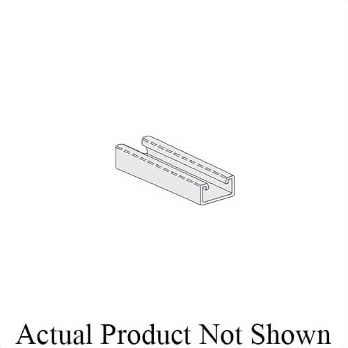 PHD S1311 SS FIG 1311 Channel 1-1/8 x 9/16 in Slots, 2 in Slot Spacing, 14 ga thick, 10 ft L