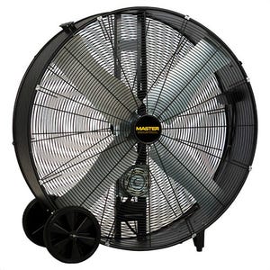 Master® MHD-42-BDF 1-Phase Barrel High Capacity Heavy Duty Portable Air Circulator Fan, 14800/12000 CFM Flow Rate, 120 VAC, 5.8 A