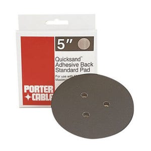 Porter-Cable® 13900 Standard Replacement Adhesive Back Pad, For Use with Porter-Cable® 332 Random Orbit Sander, 5 in dia, 10000 rpm