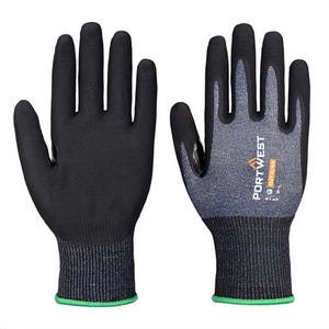 Portwest AP18B8RXXXL SG Cut C15 Nitrile Glove, Cut Level A3, Blue/Black, 3XL, 12 pk